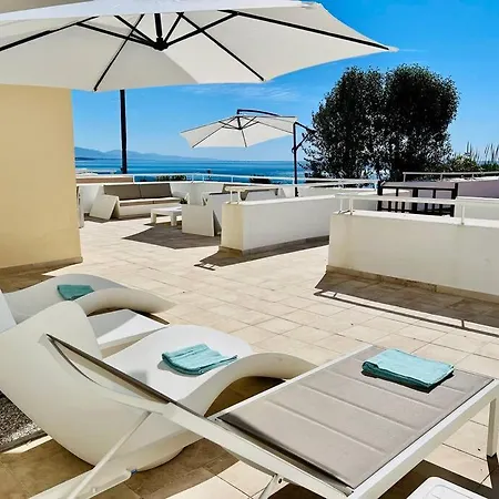 Primera Linea Gran Terraza Frontal Al Mar Ideal Familias Apartment